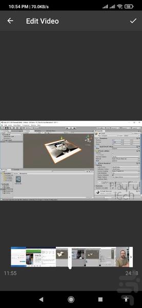 ویرایش ویدیو - عکس برنامه موبایلی اندروید