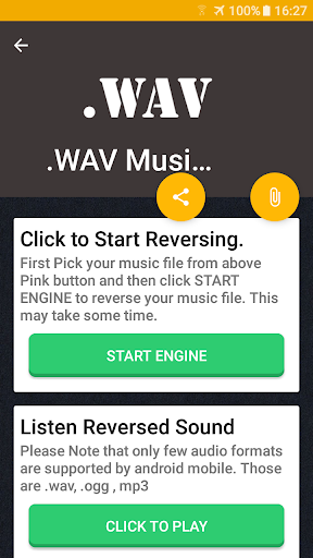 Cool Music Audio Reverser - عکس برنامه موبایلی اندروید