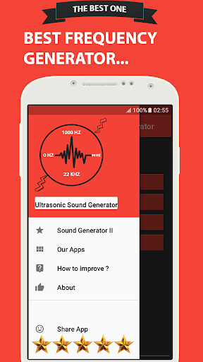 Ultrasonic Sound Generator - عکس برنامه موبایلی اندروید