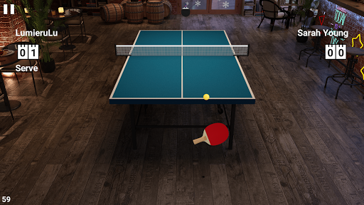 Virtual Table Tennis - Gameplay image of android game