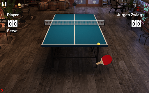 Virtual Table Tennis - Gameplay image of android game