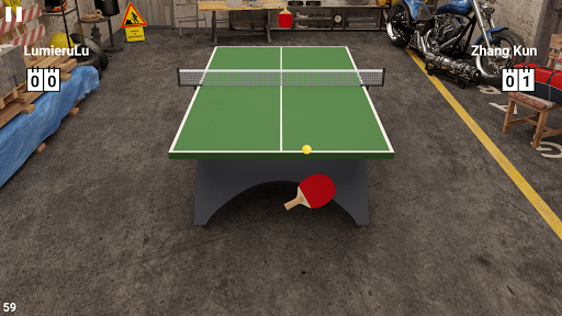 Virtual Table Tennis - Gameplay image of android game