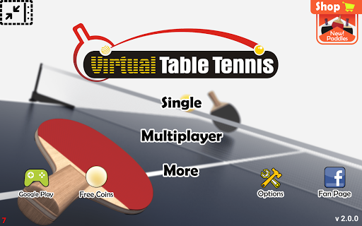 Virtual Table Tennis - Gameplay image of android game