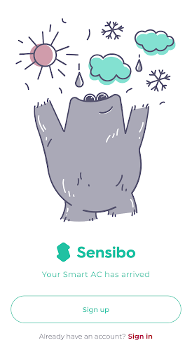 Sensibo - عکس برنامه موبایلی اندروید