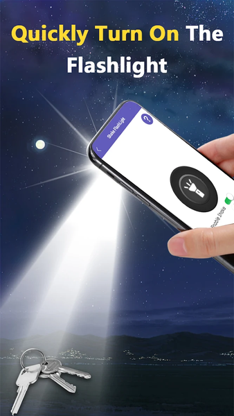 Shake Flashlight - Image screenshot of android app