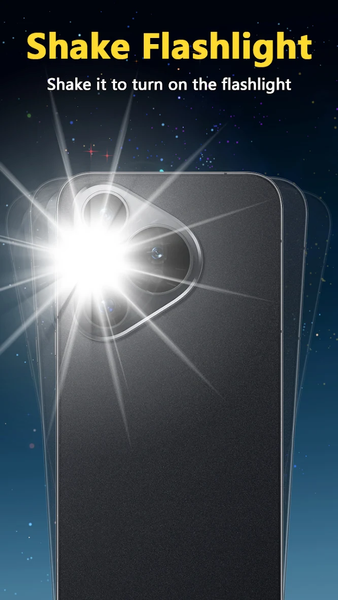 Shake Flashlight - Image screenshot of android app
