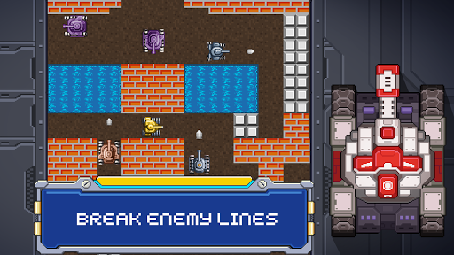 Tank 1990: Old Offline Games Battle Defense War - Gameplay image of android game
