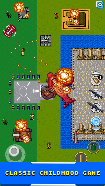 Jackal Gun War: Tank Shooting - Gameplay image of android game