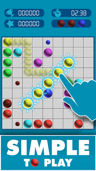 Line 98: Color lines, Connecti - Gameplay image of android game