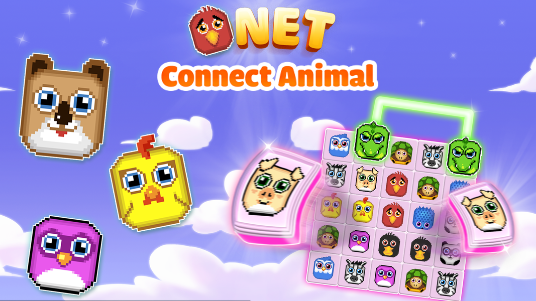 Onet Connect Animal : Classic - Gameplay image of android game
