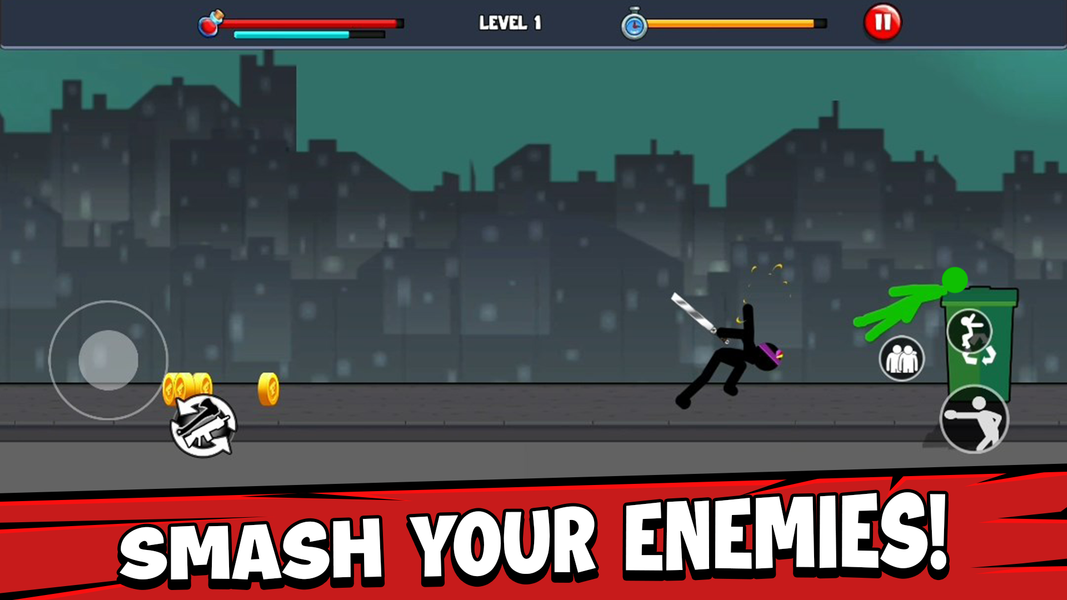 Anger of Stickman: Stick Fight - عکس بازی موبایلی اندروید