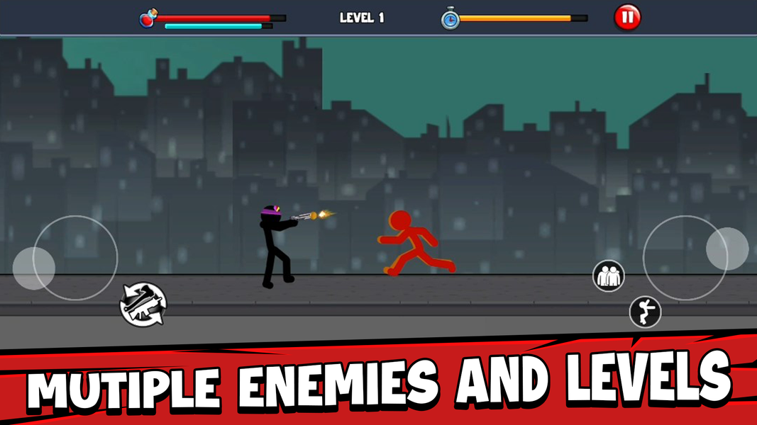 Anger of Stickman: Stick Fight - عکس بازی موبایلی اندروید
