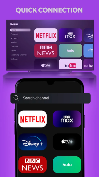 Tv Remote: Roku Remote Control - Image screenshot of android app