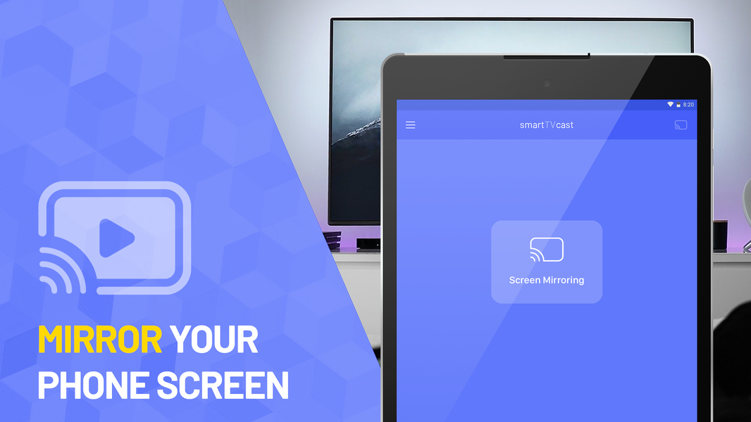 Smart TV Cast Screen Mirroring - عکس برنامه موبایلی اندروید
