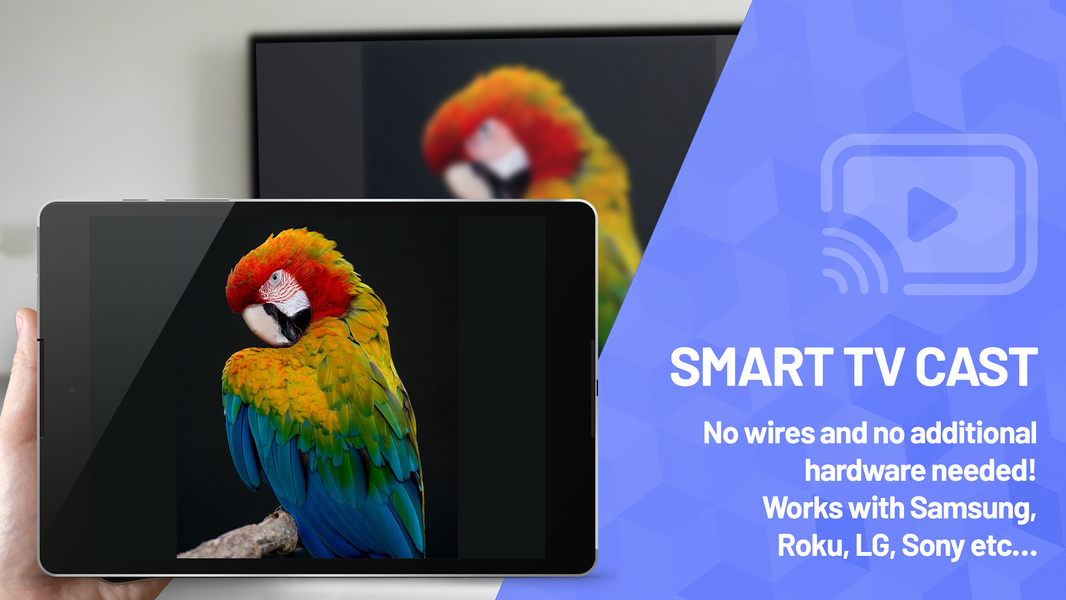 Smart TV Cast Screen Mirroring - عکس برنامه موبایلی اندروید