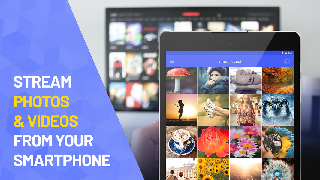 Smart TV Cast Screen Mirroring - عکس برنامه موبایلی اندروید