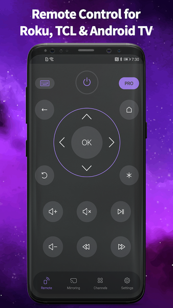 Remote Control for Rоku & TCL - Image screenshot of android app