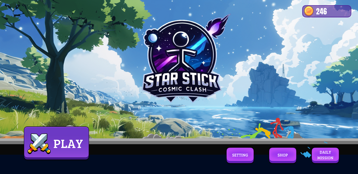 Star Stick: Cosmic Clash - عکس بازی موبایلی اندروید