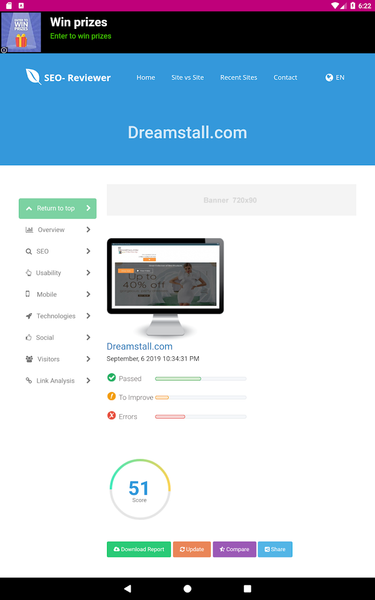 Website SEO Checker - Image screenshot of android app