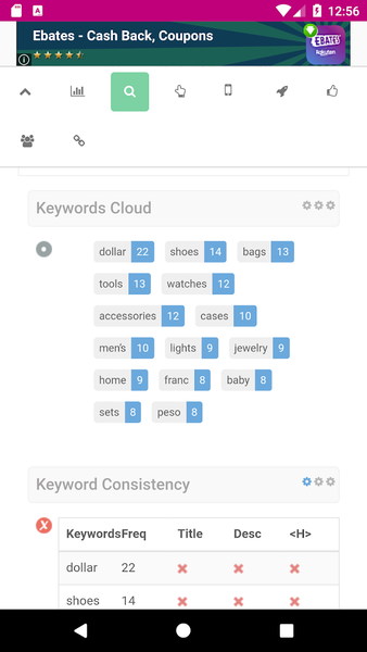 Website SEO Checker - Image screenshot of android app