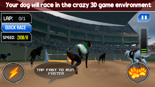 Dog Crazy Race Simulator 2021 - Image screenshot of android app