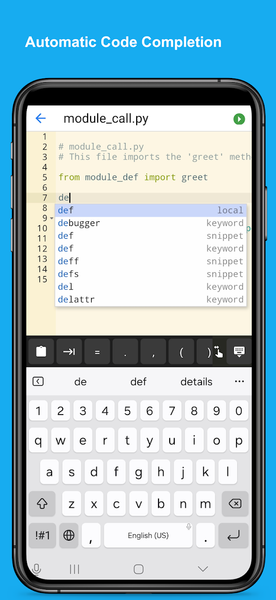 Python+ - Image screenshot of android app
