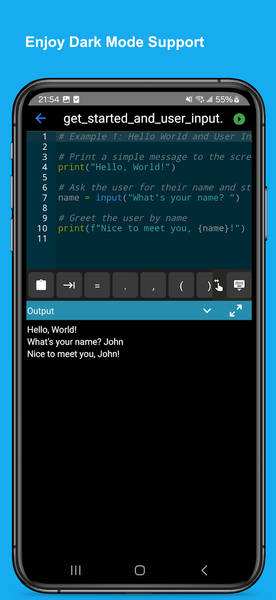Python+ - Image screenshot of android app