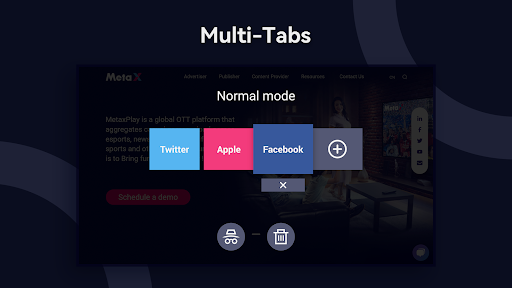 Open Browser - TV Web Browser - Image screenshot of android app