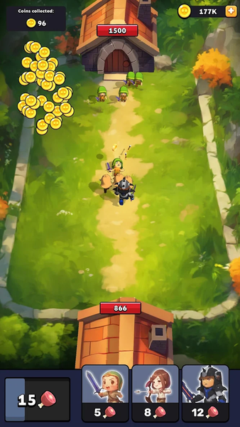 Evolution Warriors - Gameplay image of android game