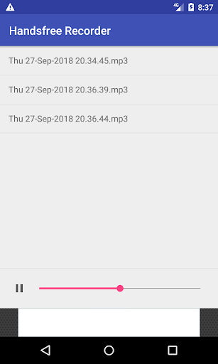 Handsfree Recorder - عکس برنامه موبایلی اندروید