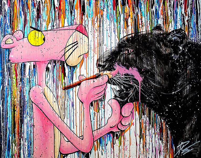 کارتون پلنگ صورتی | در صورتی شب - Gameplay image of android game