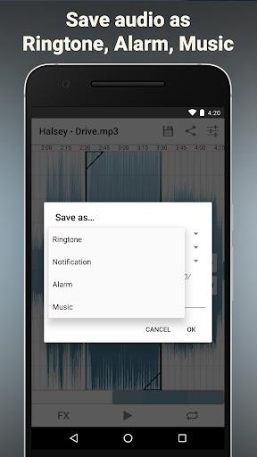 MP3 Ringtone Song Cutter: RSFX - Image screenshot of android app