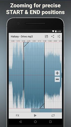 MP3 Ringtone Song Cutter: RSFX - Image screenshot of android app