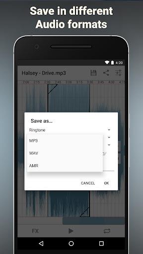 MP3 Ringtone Song Cutter: RSFX - Image screenshot of android app