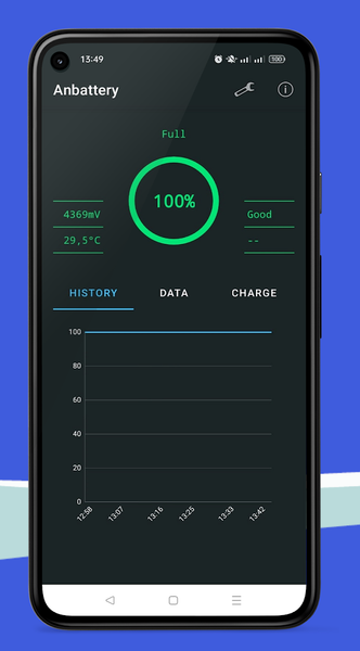 Anbattery, battery manager - Image screenshot of android app