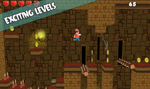 Super Barzo adventure platform - Gameplay image of android game