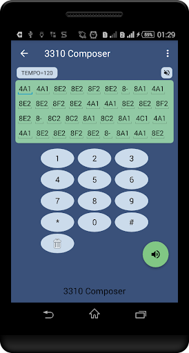 3310 Composer - عکس برنامه موبایلی اندروید