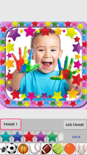 Baby photo frames maker - عکس برنامه موبایلی اندروید