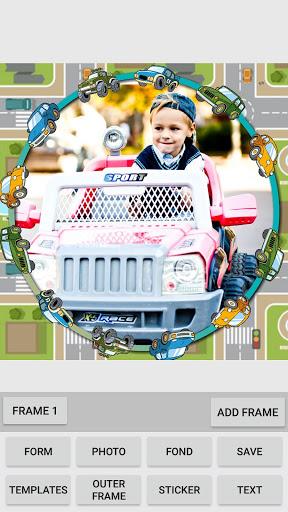 Baby photo frames maker - عکس برنامه موبایلی اندروید