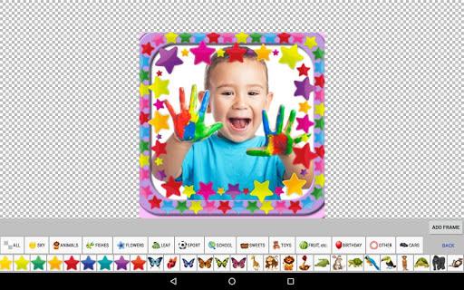 Baby photo frames maker - عکس برنامه موبایلی اندروید
