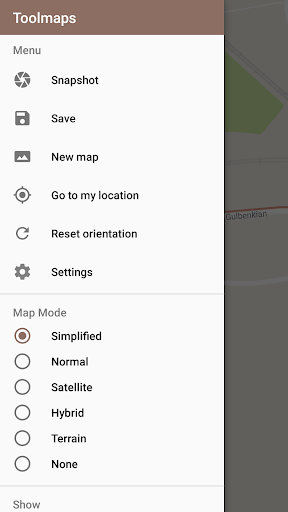 Toolmaps - Image screenshot of android app