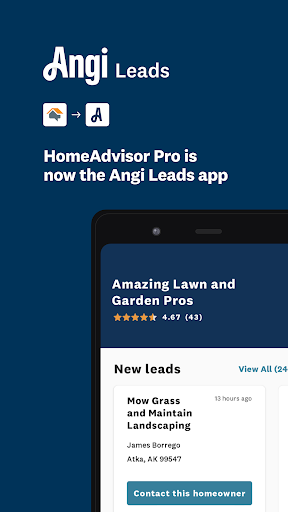 Angi for Pros - Image screenshot of android app