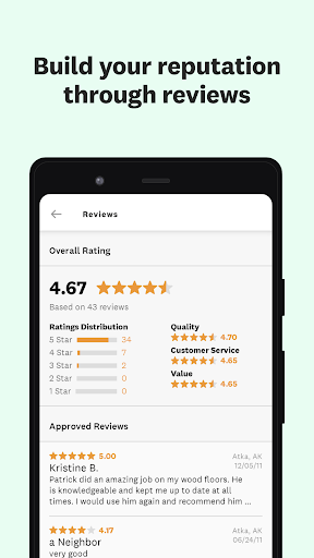 Angi for Pros - Image screenshot of android app