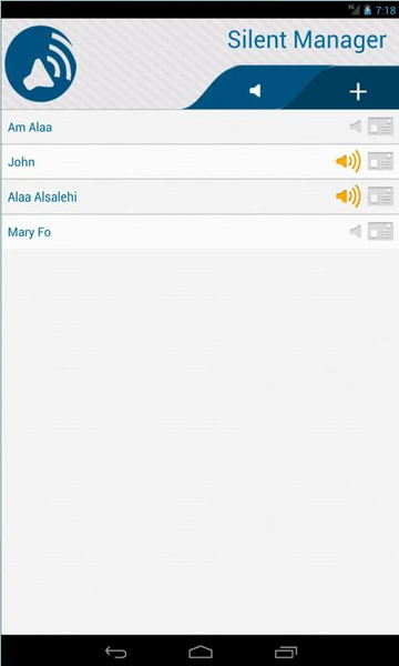 Silent Manager whitelist -lite - عکس برنامه موبایلی اندروید