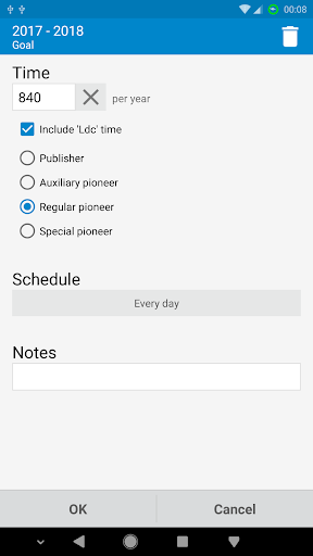 Service Report - Image screenshot of android app