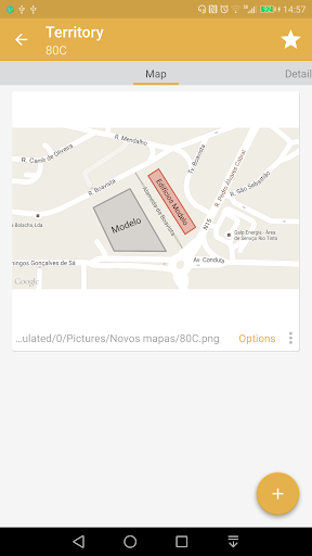 Congregation Territories - Image screenshot of android app