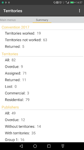 Congregation Territories - عکس برنامه موبایلی اندروید