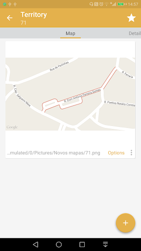 Congregation Territories - Image screenshot of android app