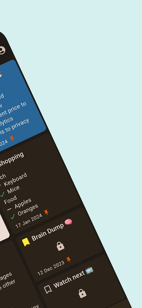 FoxyNotes: Notes, Lists, To do - عکس برنامه موبایلی اندروید