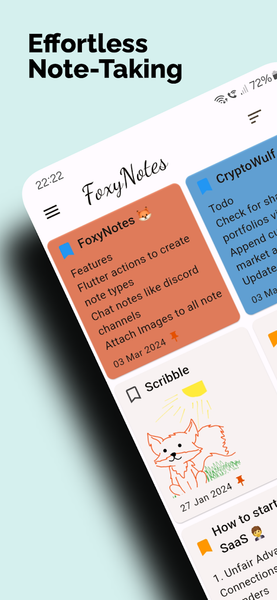 FoxyNotes: Notes, Lists, To do - عکس برنامه موبایلی اندروید